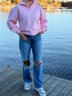 BABY PINK SWEATSHIRT