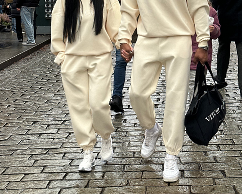 LUXE TRACKSUIT HOODIE OVERSIZED VANILLA (Men)