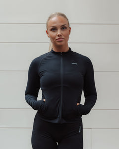 LUXURY LONG SLEEVE TOP BLACK - Vitchi Vilani