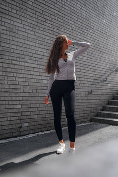 LUXURY LONG SLEEVE TOP SILVER - Vitchi Vilani