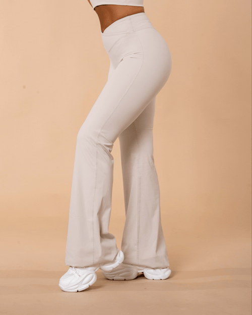 OLD MONEY BEIGE FLARES - VITCHI VILANI