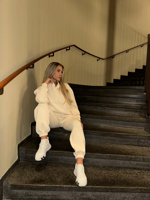 LUXE TRACKSUIT HOODIE OVERSIZED VANILLA