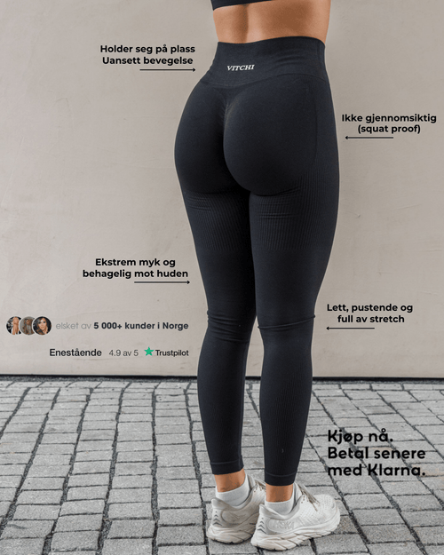 COMFORT FLEX TIGHTS BLACK - Vitchi Norge