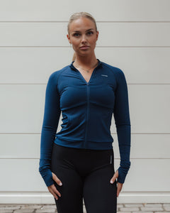 LUXURY LONG SLEEVE TOP BLUE - Vitchi Vilani