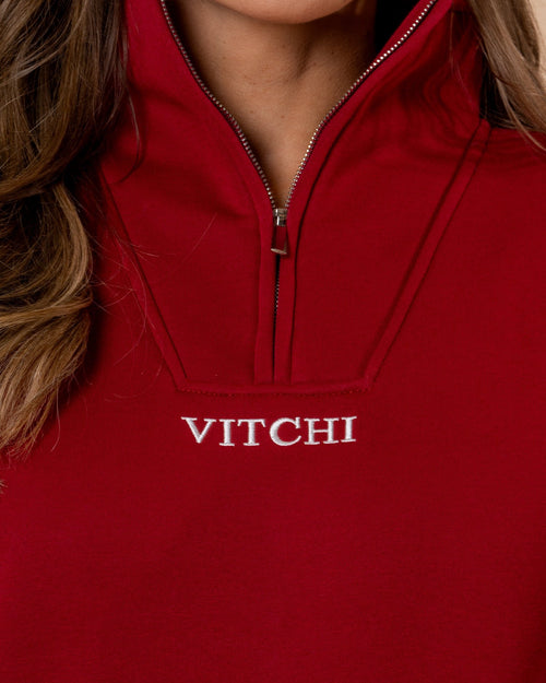 Premium Sweatshirt Red Wine - VITCHI VILANI